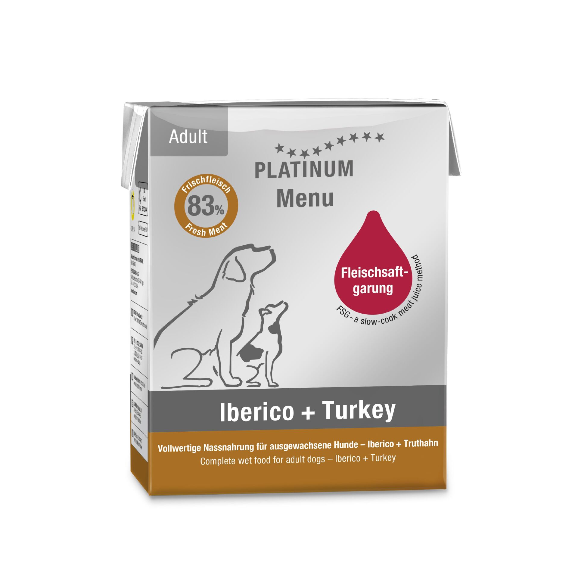 Platinum Iberico ve Hindili Köpek Yaş Maması 375 Gr