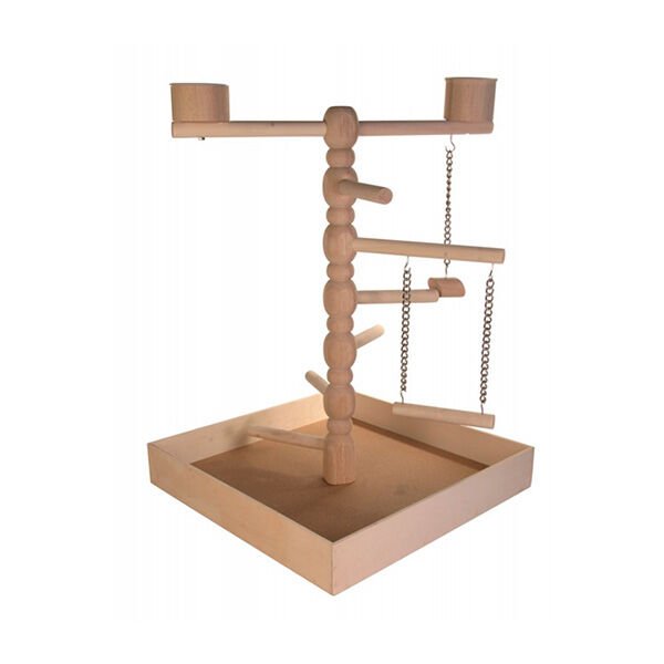 Trixie Wooden Playground Kanarya ve Muhabbet Kuşu Oyun Parkı Large