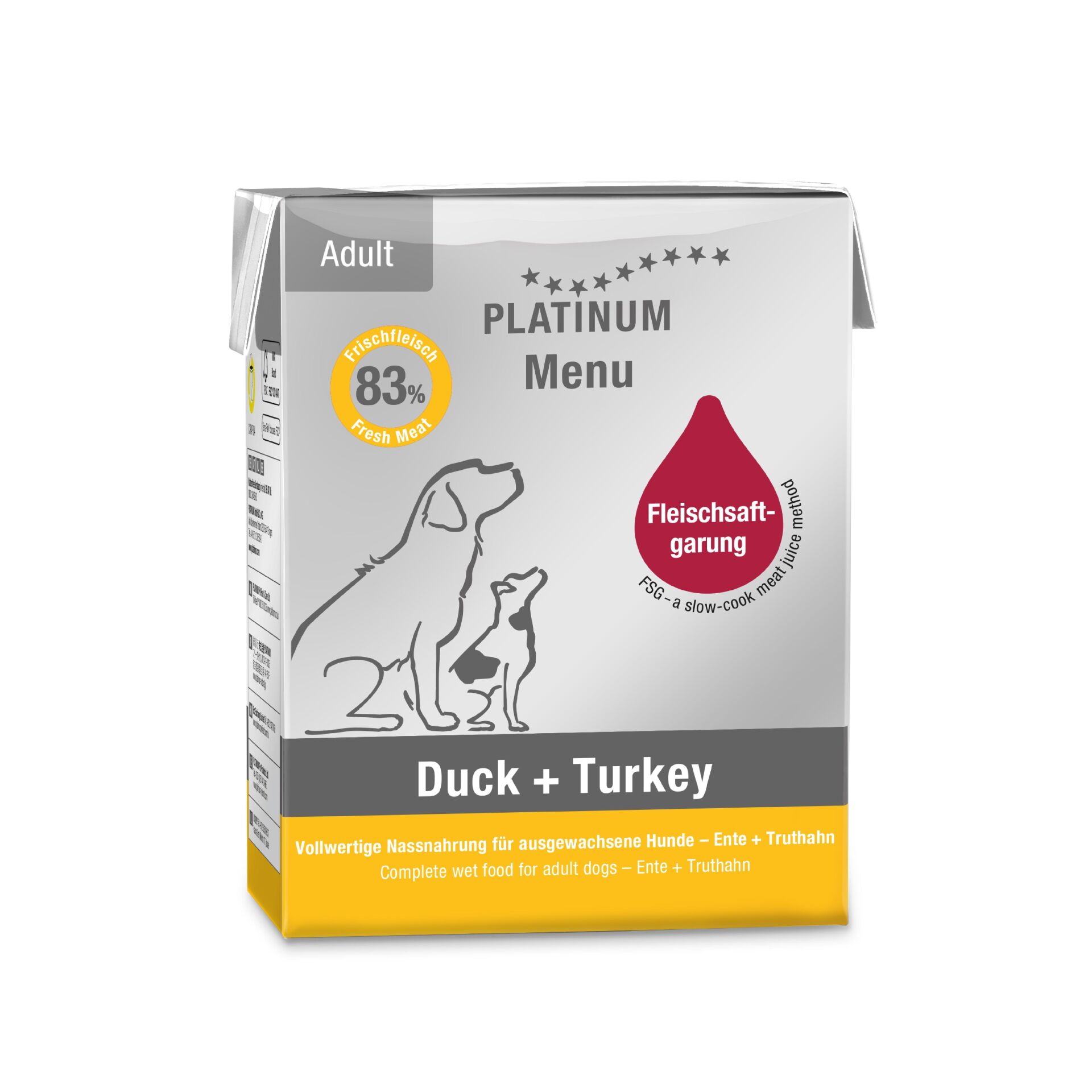 Platinum Ördekli ve Hindili Köpek Yaş Maması 375 Gr