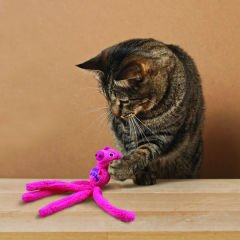 Kong Kedi Fare Kafalı Catnipli Peluş Kedi Oyuncağı 20 Cm