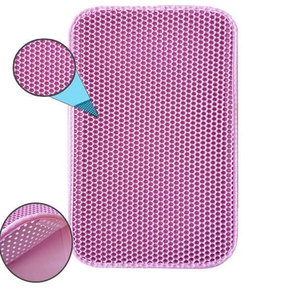 Eurocat Kum Toplayan Elekli Kedi Kumu Paspası Pembe 58x76 Cm