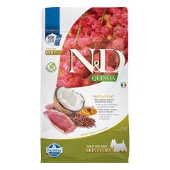 N&D Quinoa Skin Coat Ördekli Mini Yetişkin Köpek Maması 800 Gr