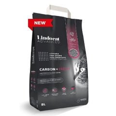 Lindocat Advanced Carbon Aktif Karbonlu Fresh Kokulu Kalın Taneli Kedi Kumu 1 Adet 8 Lt