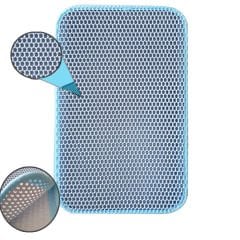 Eurocat Kum Toplayan Elekli Kedi Kumu Paspası Mavi 38x59 Cm
