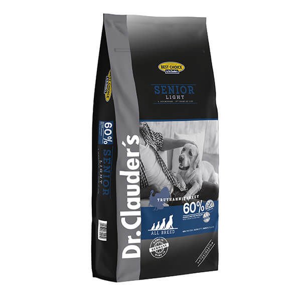 Dr.Clauders Senior Light Super Premium Hindi Etli Düşük Tahıllı Yaşlı Ve Diyet Köpek Maması 12.5 Kg
