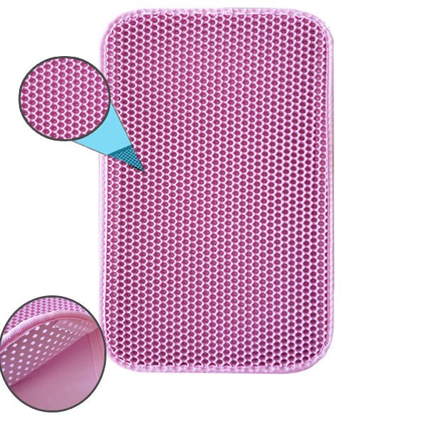 Eurocat Kum Toplayan Elekli Kedi Kumu Paspası Pembe 38x59 Cm