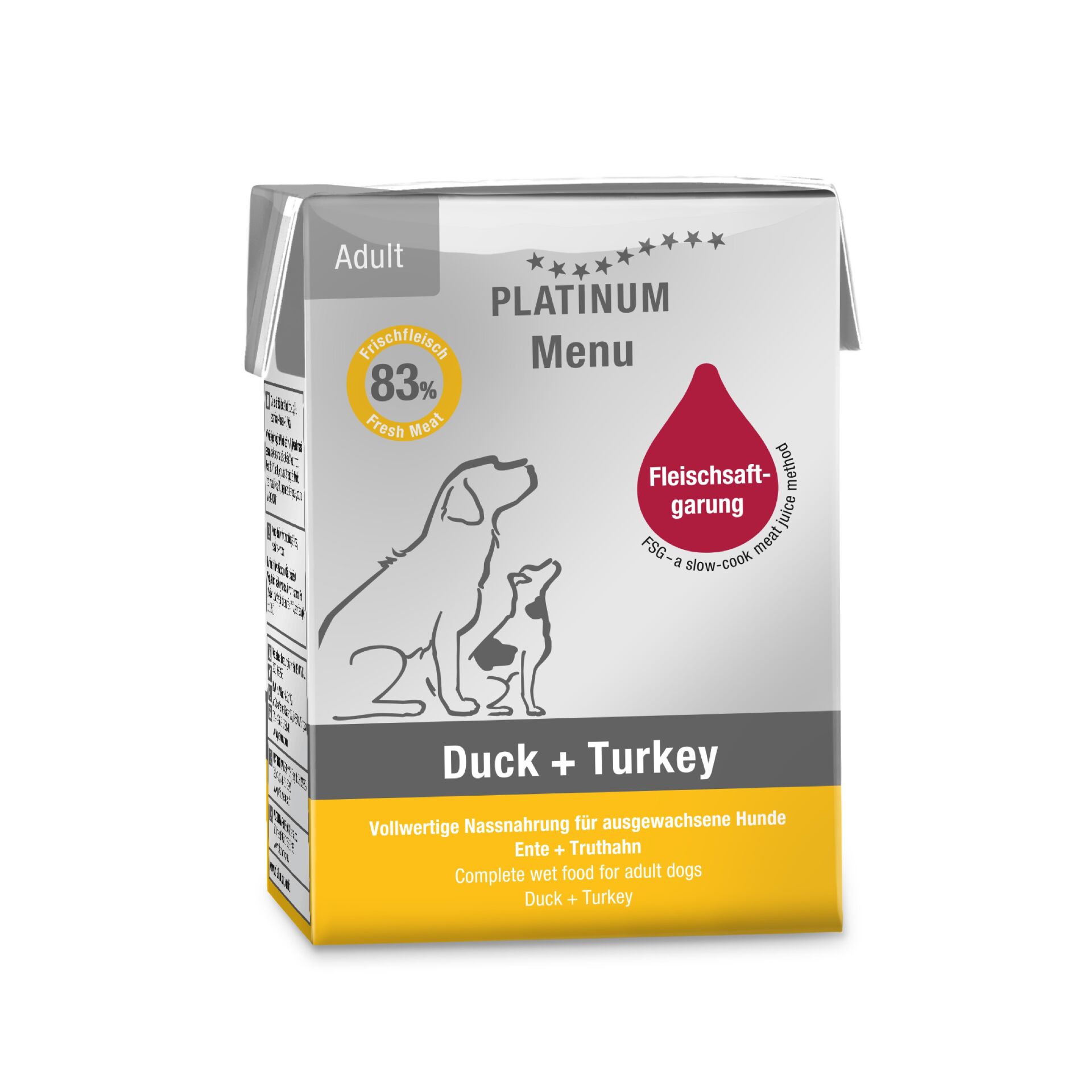 Platinum Ördekli ve Hindili Köpek Yaş Maması 185 Gr