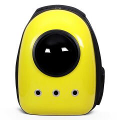 Glipet Astronot Kedi Köpek Taşıma Çantası 43x23x29 Cm Sarı
