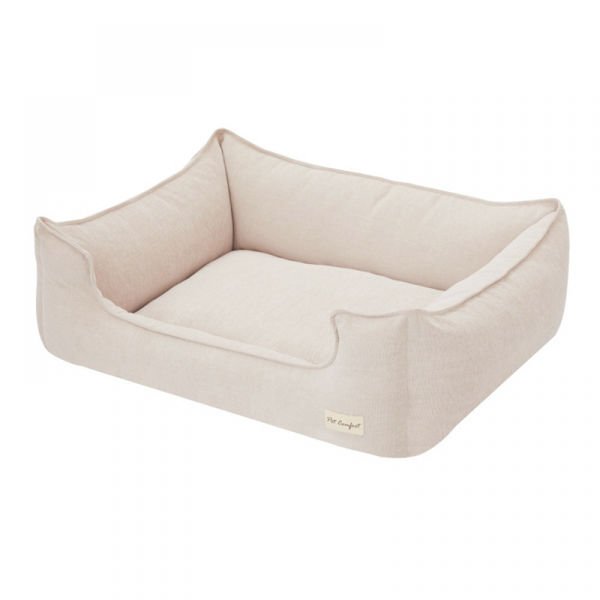 Pet Comfort Alpha Mirandus Köpek Yatağı Ekru Large 70x90 Cm