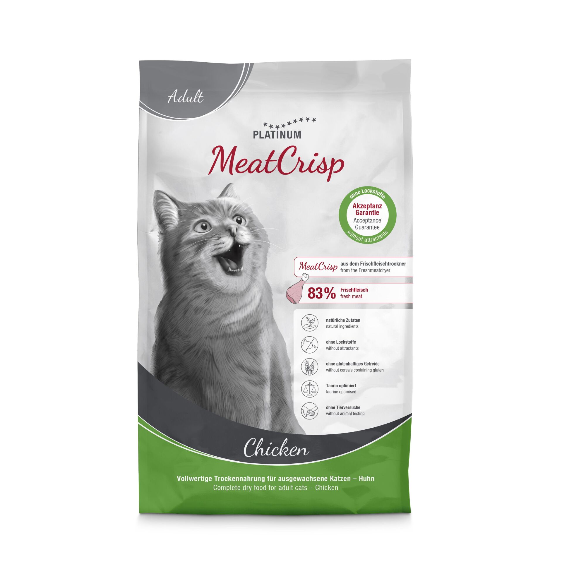 Platinum MeatCrisp Tavuklu Yetişkin Kedi Maması 3 Kg