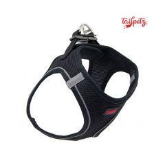 Tailpetz Air Mesh Köpek Göğüs Tasması (3XS) Siyah
