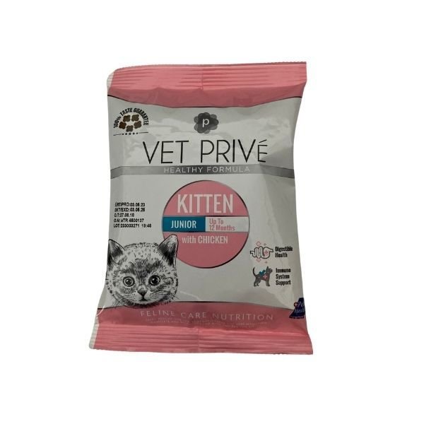 Vet Prive Junıor Tavuklu Yavru Kedi Maması Tester 100 Gr