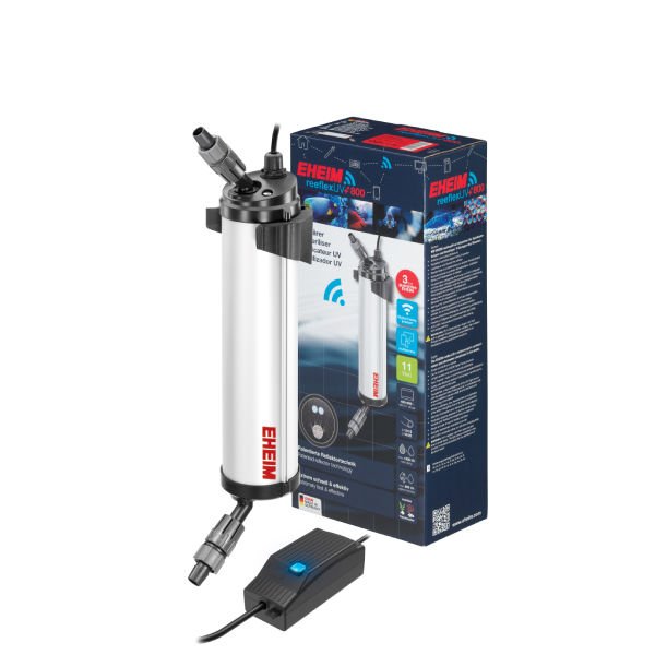 Eheim ReeflexUV+E 800 UV Wifi Kontrollü Akvaryum Suyu Düzenleyici Filtre 50x11.5x13 Cm 14W 400 Lt/s