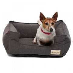 Pet Comfort Alpha Mirandus Kedi ve Köpek Yatağı Antrasit Xsmall 48x58 Cm