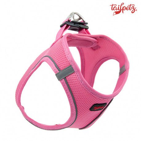 Tailpetz Air Mesh Köpek Göğüs Tasması (XS) Pembe