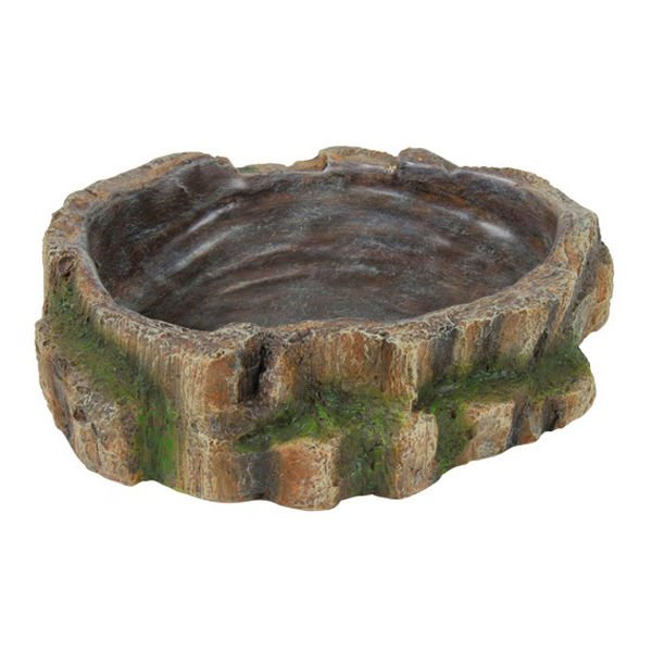 Trixie Yosun Görünümlü Sürüngen Mama ve Su Kabı 18.5x4 5x17 Cm