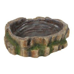Trixie Yosun Görünümlü Sürüngen Mama ve Su Kabı 18.5x4 5x17 Cm
