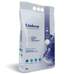 Lindocat Advanced Multicat Koku Önleyici Ekstra Güçlü Topaklanan Kedi Kumu 1 Adet 12 Lt