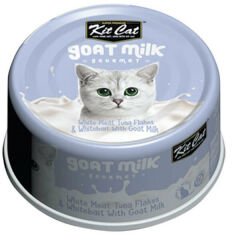 Kit Cat Keçi Sütlü Ton Balık ve Ringa Balıklı Tahılsız Yetişkin Kedi Konservesi 70 Gr