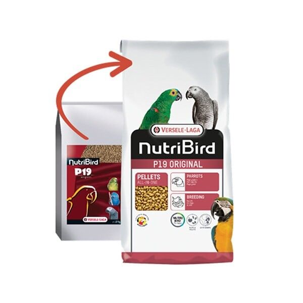 Versele Laga Nutribird P19 Original Pelet Papağan Yemi 10 Kg