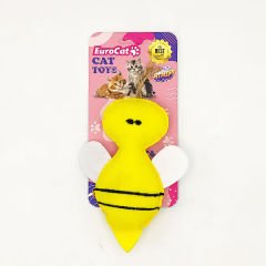 Euro Cat Toys Peluş Arı Kedi Oyuncağı Sarı