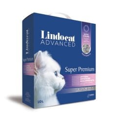 Lindocat Super Premium Pudra Kokulu Extra Güçlü Topaklanan Kedi Kumu 1 Adet 10 Lt