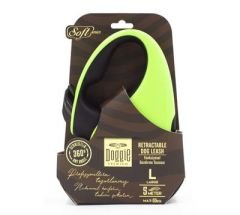 Doggie Soft Otomatik Köpek Uzatma Tasması Large Yeşil 50 Kg 5 Mt
