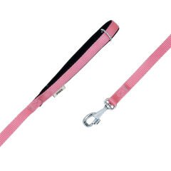 Doggie Comfort Dokuma Köpek Gezdirme Tasması Medium Pembe 1.5x160 Cm