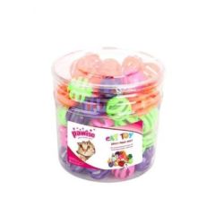 Pawise Sesli Top Plastik Kedi Oyuncağı 60 Adet