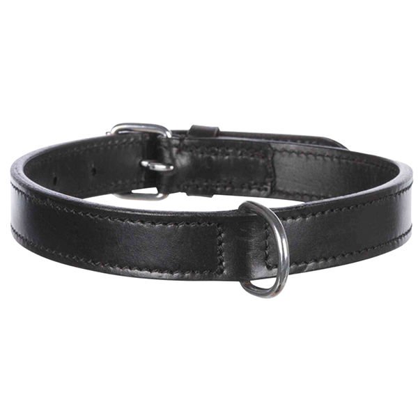 Trixie Gerçek Deri Köpek Boyun Tasması Siyah Xlarge 30x52-63 Cm
