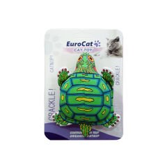 Eurocat Kaplumbağa Şeklinde Catnipli Kedi Oyuncağı 11 Cm