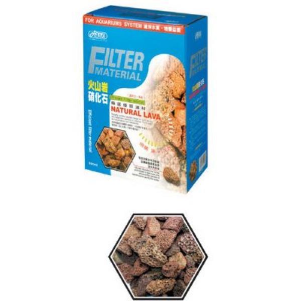 Ista Biyolojik Doğal Lav Taşı Akvaryum Zemini ve Filtre Malzemesi 500 Ml