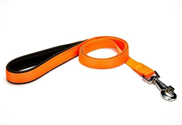 Doggie Comfort Dokuma Köpek Gezdirme Tasması Medium Turuncu 2x140 Cm