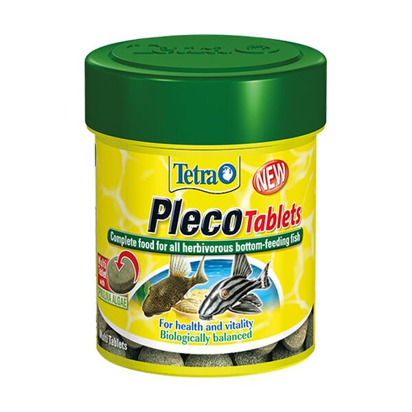 Tetra Plecomin Tablets 120TB Vatoz Balık Yemi 120 Tablet