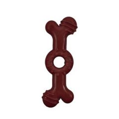 Flamingo Tpr Biftek Aromalı Köpek Kauçuk Kemik 11.3 CM