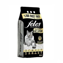 Feles Aktif Karbonlu Tozsuz Topaklanan Kedi Kumu 10 lt