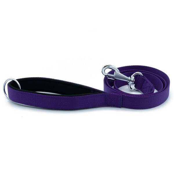 Doggie Comfort Dokuma Köpek Gezdirme Tasması Medium Mor 2.5-120 Cm