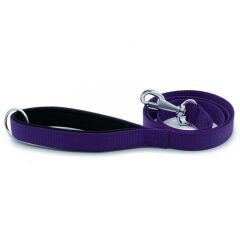 Doggie Comfort Dokuma Köpek Gezdirme Tasması Medium Mor 2.5-120 Cm