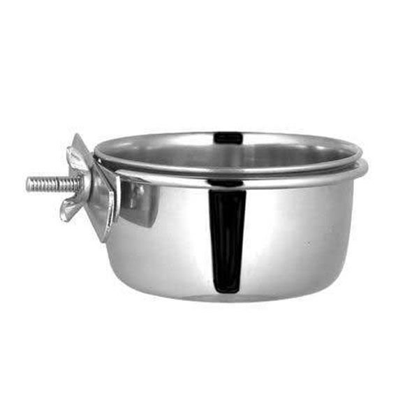 Euro Dog CCCCP Çelik Köpek Mama ve Su Kabı Vidalı Askılı 20 Oz 12.5 Cm