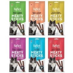 Reflex Plus Meaty Karışık 6 Lezzetli Sticks Kedi Ödül Maması 3x5 Gr 6 Adet