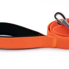 Doggie Comfort Dokuma Köpek Gezdirme Tasması Medium Turuncu 3x100 Cm