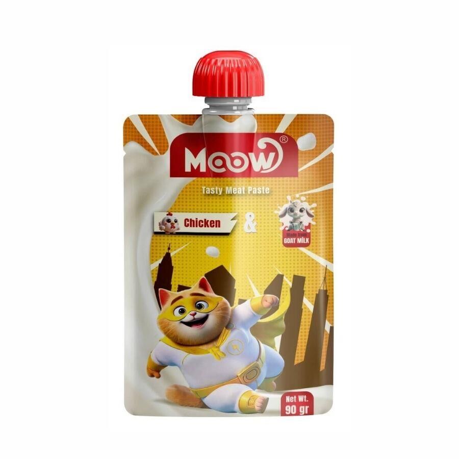 Moow Taze Tavuklu ve Keçi Sütlü Yavru Kedi Et Ezmesi 90 gr
