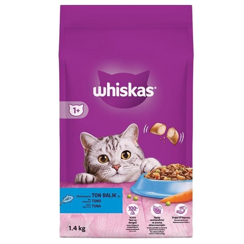 Whiskas Ton Balıklı Sebzeli Yetişkin Kedi Maması 1,4 kg