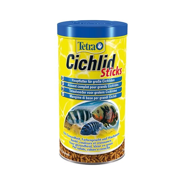 Tetra Cichlid Sticks Akvaryum Balık Yemi 1 Lt