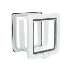 Trixie Dört Yönlü Kedi Kapısı Xlarge Beyaz 24x28 Cm