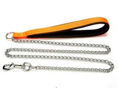 Doggie Comfort Dokuma Köpek Gezdirme Tasması Medium Turuncu 2x110 Cm