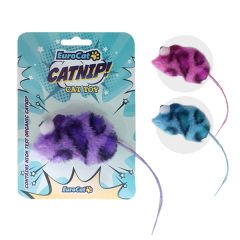 Eurocat Ponpon Fare Şeklinde Peluş Kedi Oyuncağı