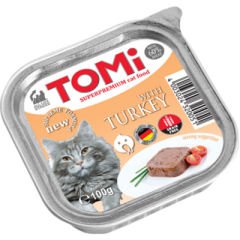Tomi Hindili Pate Yetişkin Konserve Kedi Maması 100 Gr