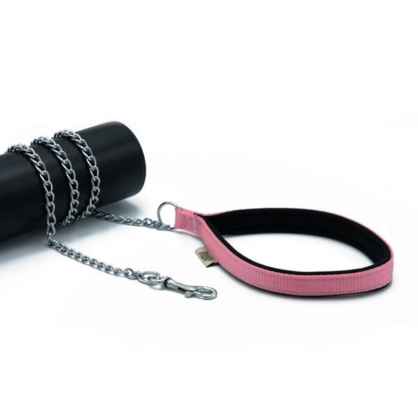 Doggie Comfort Dokuma Köpek Gezdirme Tasması Medium Pembe 2x110 Cm