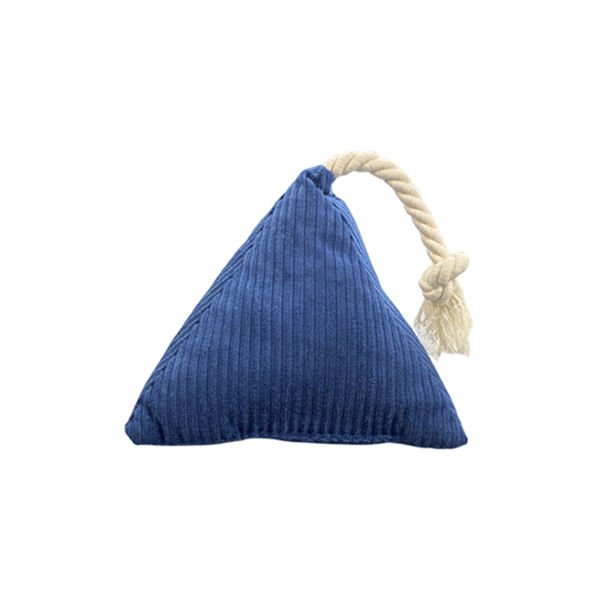 Pet Comfort İpli Prizma Köpek ve Kedi Oyuncağı Mavi 7x15 Cm